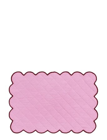 Anna + Nina | Cotton Candy Scalloped Placemat | 31X48.5CM