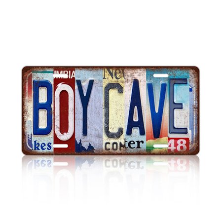 【JIA】Retro Metallskylt Väggkonst 30x15 cm, Vintage Man Cave Garage Bar eller Skjul Dekor, Nyhetsskylt Design.