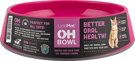 LickiMat OH Bowl Kat Pink, Tøj & Bolig, Foder & Tilbehør, Mad- & Vandskåle
