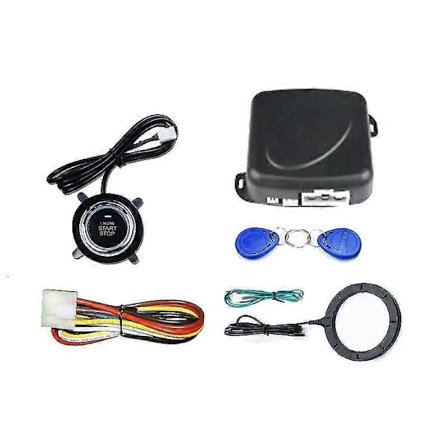 Auton/SUV:n virtalukko 12V RFID Avaimeton Sisäänpääsy Virtalukon Käynnistyspainike Moottorin Käynnistysjärjestelmä Hälytysjärjestelmä