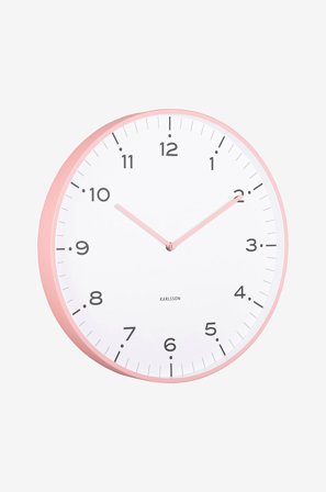 Karlsson - Veggklokke Circus Rings - Rosa - Veggklokker & bordklokker - Fra Homeroom