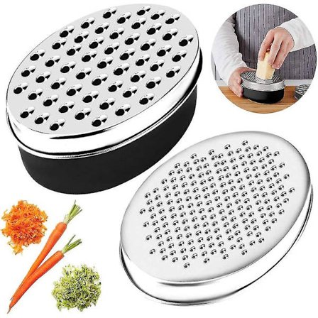 Ost Rivjärn Med Behållare, Grönsak Ingefära Rivjärn Choklad Rivjärn