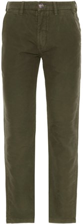 Barbour M's Moleskin Tailored Fit Olive