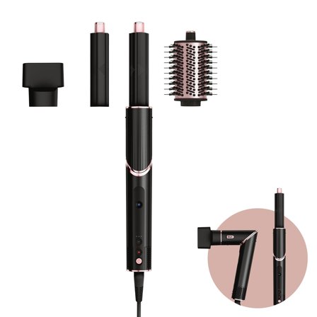 SHARK BEAUTY FlexStyle STYLER E ASCIUGACAPELLI SHARK - Nero e Oro Rosa - Asciugacapelli