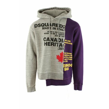 Dsquared2, Hoodies Szary, Mężczyzna, Rozmiar: S