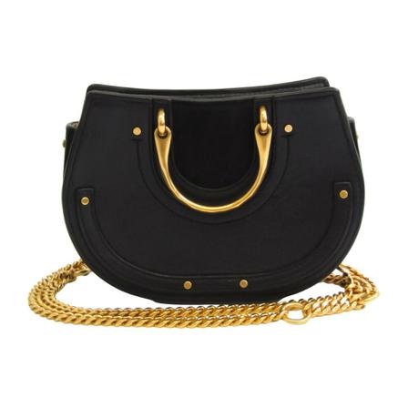Chloé Pre-owned, Pre-owned Pixie bag Zwart, Dames, Maat:ONE Size,leer