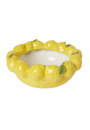 PORTOLINO LIVING Skål LEMON 30 cm Serveringstillbehör Gul ONESIZE