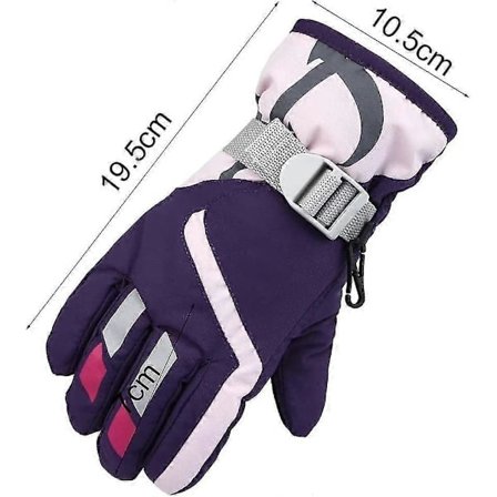 Ski Hansker for Barn (Lilla)