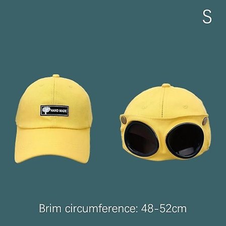 Ögonskyddskeps för herr solglasögon keps vild keps(S,Gul)