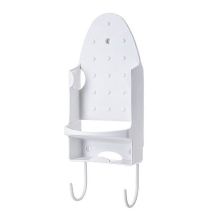 Silityslautateline seinälle asennettava silitysraudan ripustin kylpyhuoneen hotellin säilytyshylly