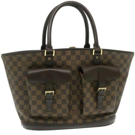 Louis Vuitton Vintage, Pre-owned Tote Bruin, Dames, Maat:ONE Size