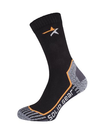 Solid Gear Active Sock Strumpa svart, 3-pack 47-49, Kläder