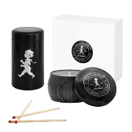 Solstickan Design DOFTLJUS CEDERTRÄ + SVART TÄNDSTICKSRÖR Dekoration ONESIZE