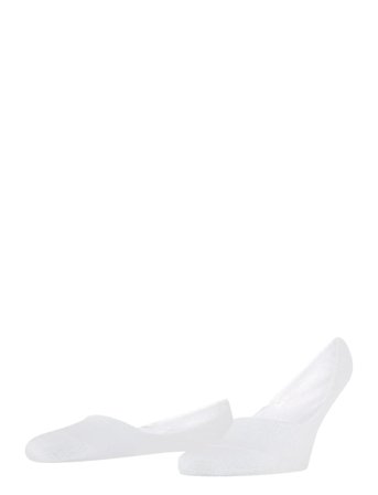 Invisible Step Medium Cut Box Hidden In Shoe White Falke