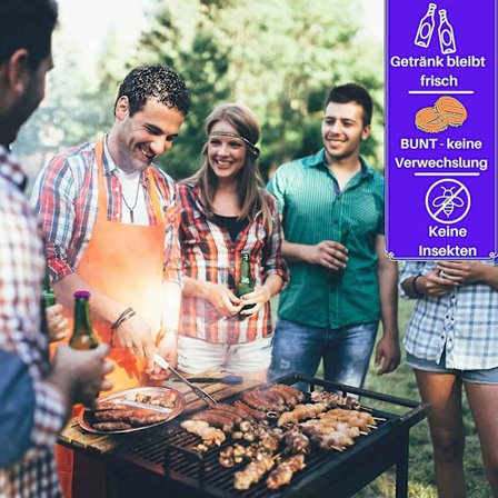 12 stk. flaskehætter, ølsparende silikonegummi flaskehætte, genanvendelig