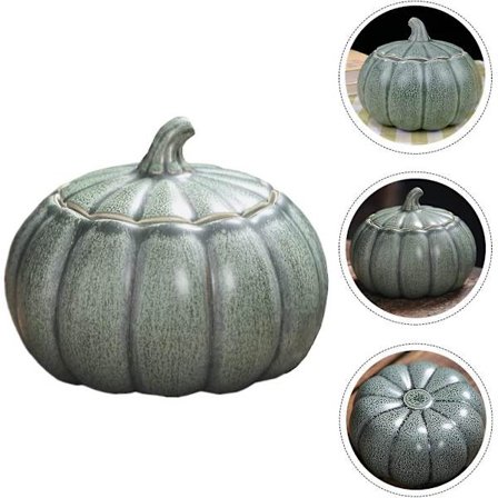 1st pumpasockerskål Pumpaburk med lock Pumpasoppskål Keramisk pumpaburk Keramisk soppskål -ES