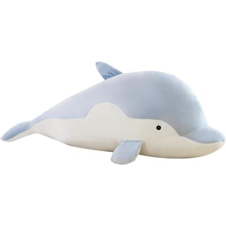 Galaxy Dolphin -pehmolelu, 35 cm Sööt delfiinipäritud mänguasi tüdrukutele Poistele sõpradele, sinine Sinine 35cm