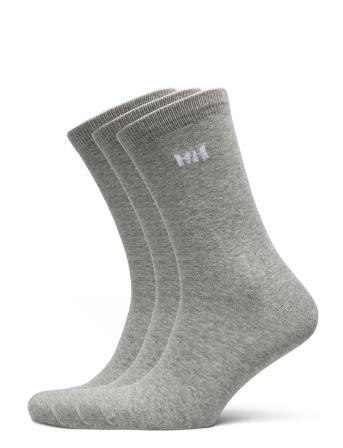 Everyday Cotton Sock 3Pk Grey Helly Hansen