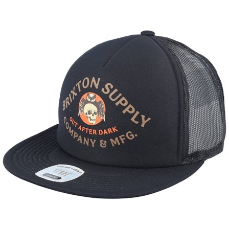 Brixton - Black trucker Czapka Z Daszkiem - Potion Np Black Trucker @ Hatstore