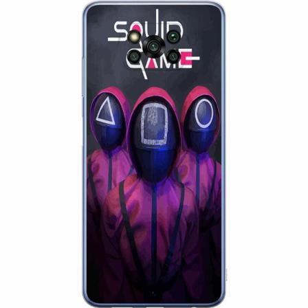 Xiaomi Poco X3 Pro Genomskinligt Skal Squid Game