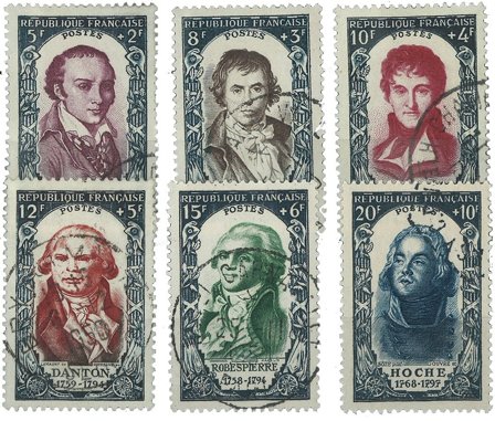 Frankrig 1950 - YT 867-872 - Stemplet