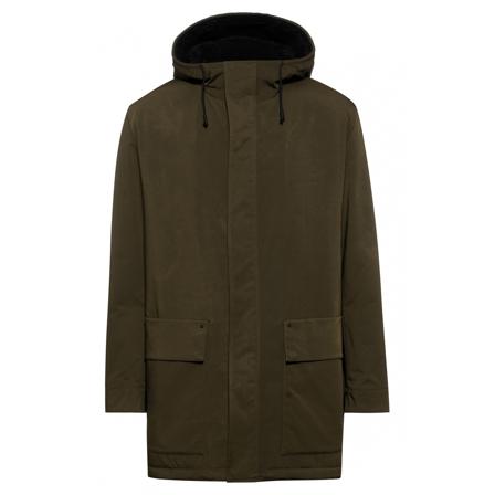 Hugo Boss, Water-repellent regular fit coat Zielony, Mężczyzna, Rozmiar: XL