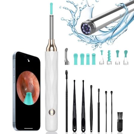 Smart Wireless Ear Wax Remover Visible Ear Scoop HVIT