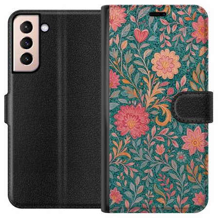 Kompatibelt Plånboksfodral till Samsung Samsung Galaxy S21 Floral Dream