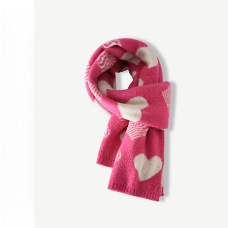 Dametørklæder Jul Halstørklæde Hjerteformet tørklæde tørklæde