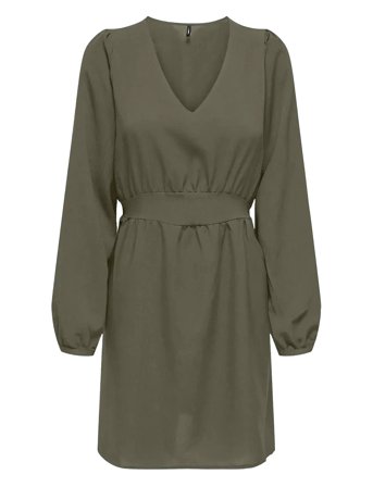 ONLY Onlnova Life Elite L/S Siri Dress Solid - Green - XS