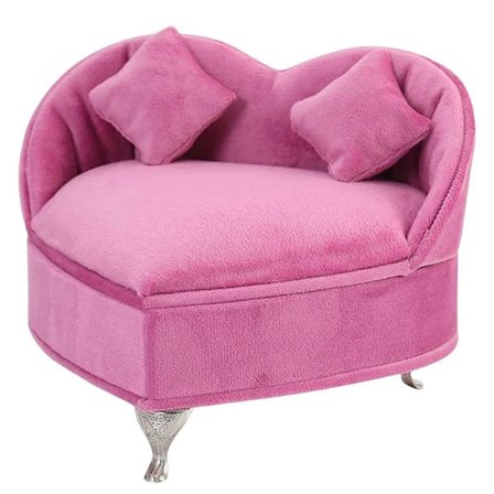 Smyckeskrin, simulerad liten soffa, smyckesförvaring prydnadsgåvor