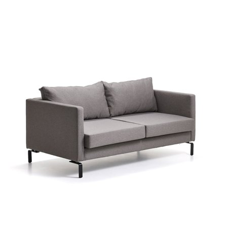 Sofa HARMONY, 2-osobowa, tkanina Etna, jasnobrązowy