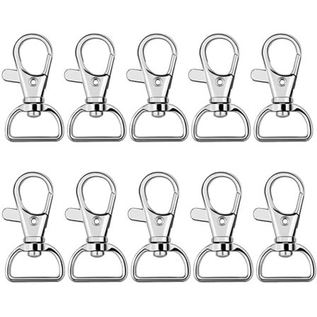 Karabinkrok nøkkelring pose, 50 stk, for 360° nøkkelringer