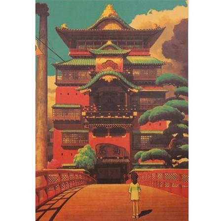 Spirited Away Anime-juliste Studio Ghibli Hayao Miyazaki Mo