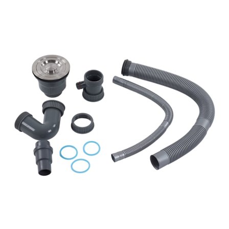 Diskho Sil Avloppsslang Enkel Diskbänk Avloppssats Beslag Apparater