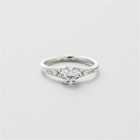 Love Bling Ring - Sterling Silver - Safira