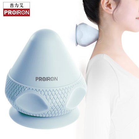 Håndfri vibrerende massagebold med opvarmet triggerpunktsmassagefunktion, masserer dybt rygmuskler, lindrer ømhed og fremmer restitution.