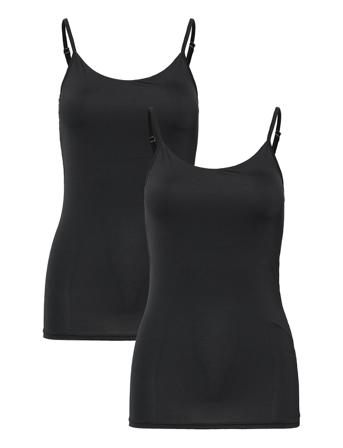 Visurface Strap Top New 2-Pack - Noos Black Vila