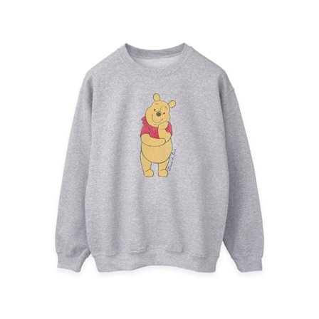Winnie the Pooh Dam/Dam Classic Sweatshirt M Heather Grey