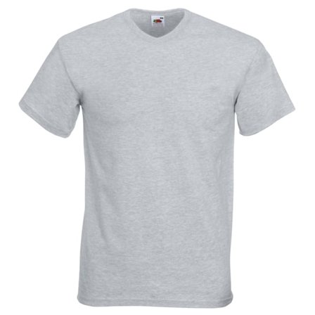 Fruit Of The Loom Mens Valueweight V-Neck, Kortärmad T-shirt