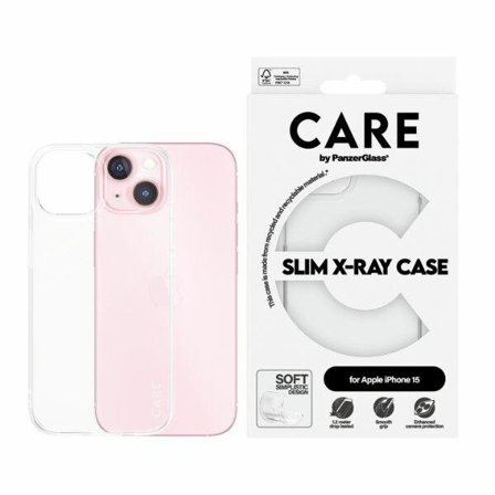 CARE by PanzerGlass Slimmat röntgenfodral för iPhone 15 - Klar