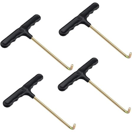 4 stk. Trampolin fjedertræk værktøjer Trampolin T-krog krog fjeder