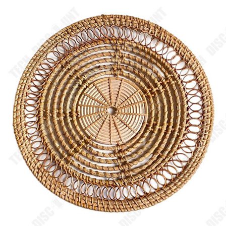 Vægdekoration - TD - Rattan kurv - 30cm - Håndvævet - Boheme stil