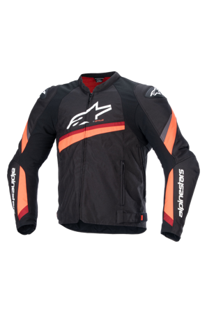 Motorjas Alpinestars T-GP Plus R V4 Zwart/Rood/Fluo 4XL