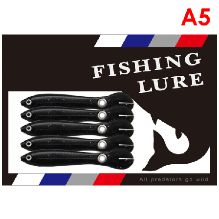 Fiskedrag 5st 10cm 6g Silikon Mjukbete Konstgjorda Beten P