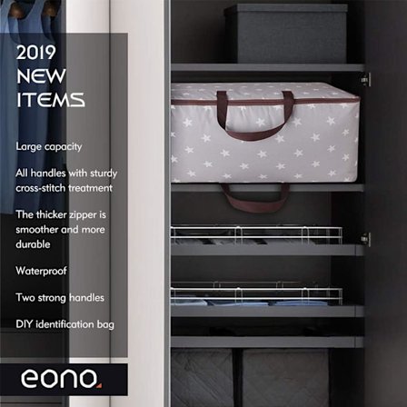 Tøjposer, Vandafvisende Tyk Overdimensioneret Organiseringsopbevaringspose,