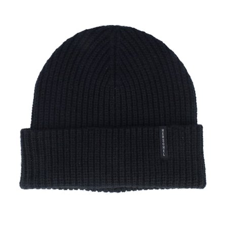 Herschel - Noir cuff Bonnet - Watch Cap Vertical Id Beanie Black Cuff @ Hatstore
