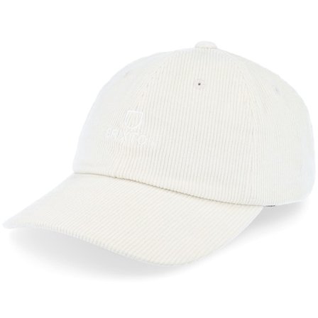 Brixton - White unconstructed Czapka Z Daszkiem - Alpha Cap Off White Cord Dad Cap @ Hatstore