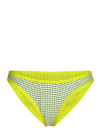Gingham Scoop Bottom Green Speedo