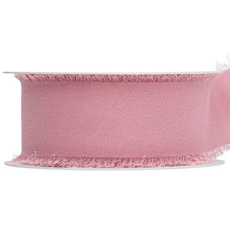 Chiffongband Mörk Gammalrosa 40 mm